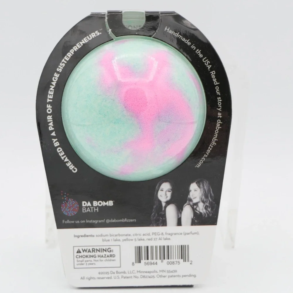 Da Bomb Mermaid Bath Bomb 2 Pack Sea Mist Bath Fizzer w/ Surprise Inside